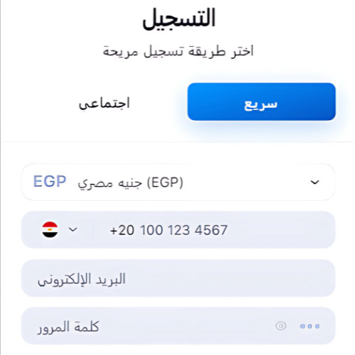 تعليمات أدخل البيانات الشخصية